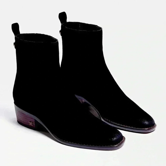 Sam Edelman Bronson Bootie Suede Shelf pull Sz 9 - Picture 3 of 11